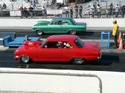 RED 65 NOVA Drag Car